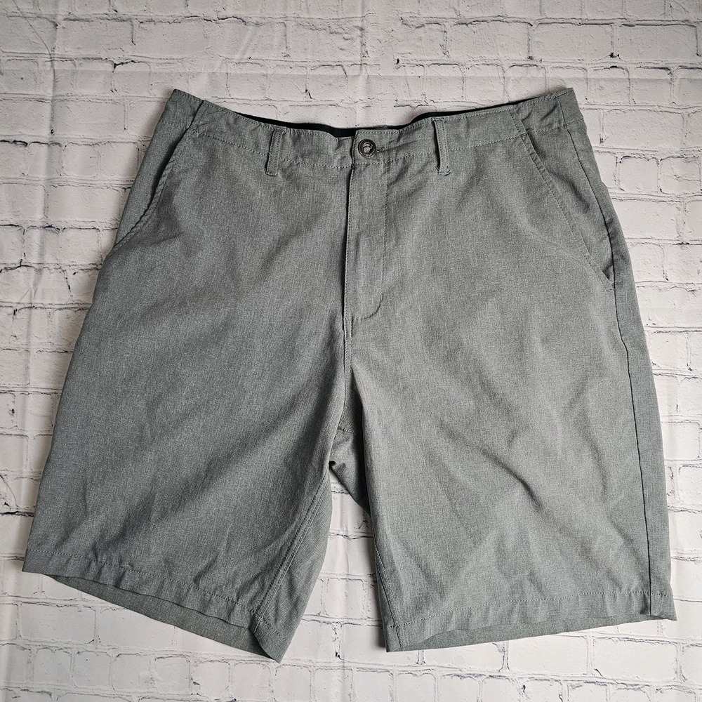 Volcolm Chino Surf‎ & Turf Shorts Charcoal Gray Size 36 (4 Way Stretch) Flawed